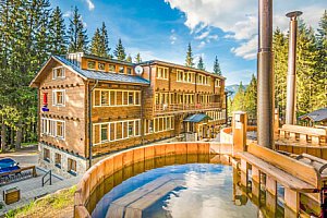 Nízké Tatry: legendární hotel Björnson s polopenzí, finskými káděmi a grilem