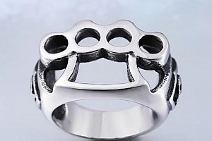 Boxer- prsten z chirurgické oceli SR150 Velikost: 7