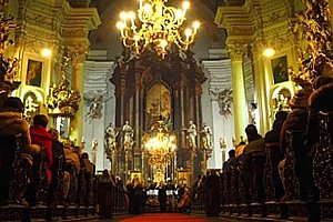 Květnové a červnové koncerty v katerdrále u sv. Klimenta u Karlova mostu.