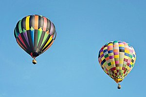 Vyhlídkový let balonem: Sleva na letenku