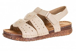 Minke dámské sandály na suchý zip umělá kůže ZX0037-0844