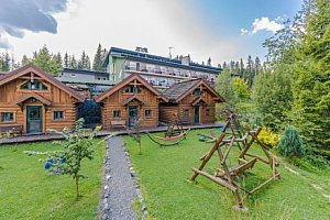 Vysoké Tatry v romantických srubech Hotelu Nezábudka *** s wellness a polopenzí
