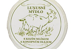 Phytos Luxusní Mýdlo s Kozím Mlékem - s konopným olejem