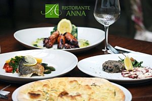 Středomořské degustační menu s pražmou královskou pro 2 osoby v centru Prahy v Ristorante Anna