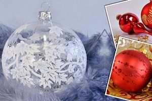 Pravé skleněné vánoční ozdoby ze Vsetína