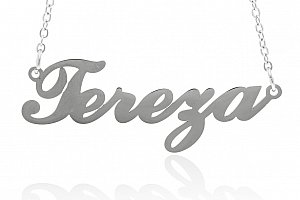Fashion Icon Ocelový přívěsek jméno Tereza