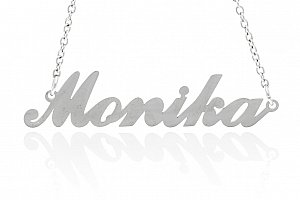Fashion Icon Ocelový přívěsek jméno Monika