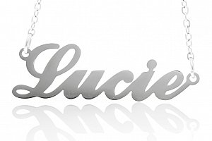 Fashion Icon Ocelový přívěsek jméno Lucie