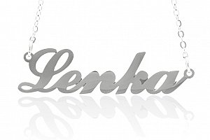Fashion Icon Ocelový přívěsek jméno Lenka
