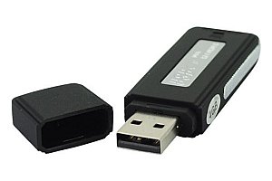 USB diktafon s 8 GB flash diskem - černý a poštovné ZDARMA!