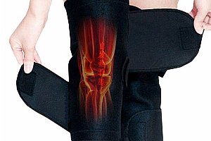 Samozahřívací podpora kolena s turmalínem a poštovné ZDARMA!