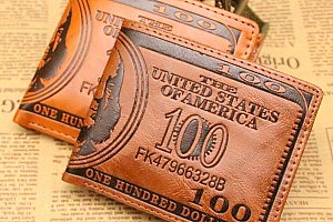 Pánská peněženka - 100 dolarů a poštovné ZDARMA s dodáním do 2 dnů!