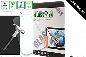 Ochranné sklo Iphone 5/5S/5SE/5C Tempered Glass 0,3 mm TVSK2