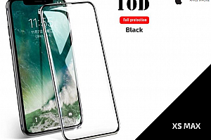 Tvrzené sklo 10D Full cover pro Iphone XS Max 0,3mm -černá TVSK16