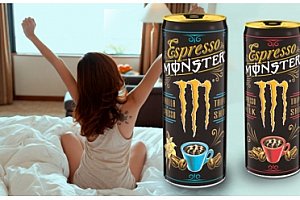 Espresso Monster energy drink 0,25 l ve dvou příchutích