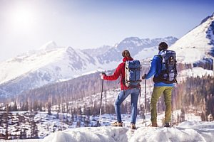 Vysoké Tatry blízko skiareálů v Penzionu Crystal s polopenzí a zapůjčením lyží