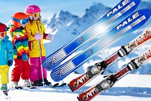 Dětské carvingové lyže s vázáním pro nejmenší či začínající lyžaře