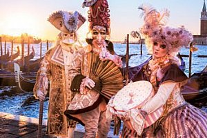 Slavný karneval v italských Benátkách