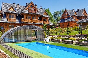 Polské Tatry: Zakopane v Sun & Snow Resorts Lipki Park *** se snídaněmi, venkovním bazénem a saunou