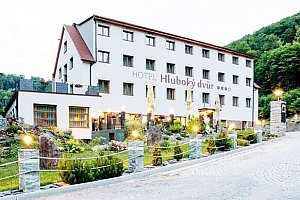 Olomoucko: Nabitý wellness balíček v hotelu Hluboký dvůr s polopenzí