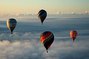 Vyhlídkový let balonem pro čtyři PREMIUM – lety po celé ČR