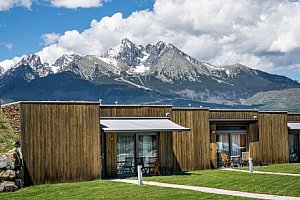 Tatranský NP: Veľká Lomnica v moderním Natur Resortu se snídaní či polopenzí + aquapark nebo lanovka a slevy