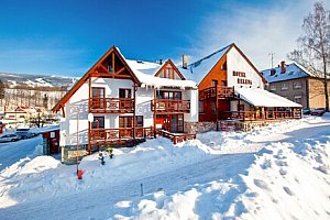 Rokytnice nad Jizerou jen 600 m od sjezdovky: Hotel Helena *** s polopenzí, saunou a vyžitím + sleva na skipas