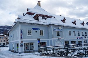 Rakouské Alpy: Pobyt u ski areálu Hochkar v českém Penzionu Sun se snídaněmi formou bufetu + káva a čaj