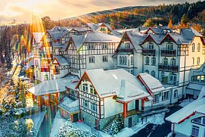 Polské lázně 8 km od hranic: Świeradów-Zdrój v Park Hotelu Kur & Spa **** s polopenzí, wellness a procedurou