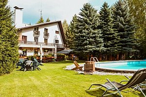 CHKO Železné hory v Penzionu U Čtyřlístku s pivní koupelí + konzumace piva a privátní wellness se sektem