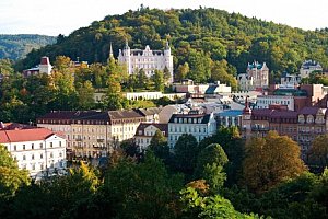 Karlovy Vary ve vile 4* Spa Resort komplexu Bristol Group se snídaní nebo polopenzí a neomezeným wellness