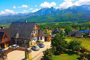 Polské Tatry u Zakopaneho: Komplex Górski Pałacyk *** se snídaní/polopenzí a slevou do termálních lázní
