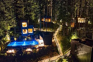 Solná komora ve 4* Hotelu Fischerwirt Natur.WaldSPA s polopenzí a wellness + soukromá pláž u jezera a program