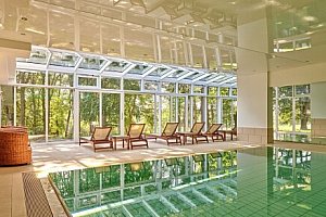 Bavorské Toskánsko: AquaQuell Bad Pilzweg se snídaní + vstup do termálního wellness centra (2 bazény, 3 sauny)