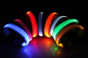 Svítící LED obojek - 4 velikosti, 8 barev a poštovné ZDARMA!