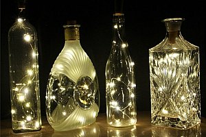 LED dekorace do lahve ve tvaru zátky a poštovné ZDARMA!