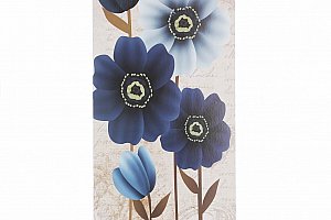Obraz na stěnu - Modré květy
