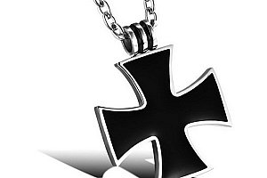 Stylový pánský náhrdelník s křížem a poštovné ZDARMA!