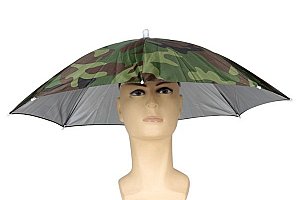 Skládací deštník na hlavu pro rybáře a poštovné ZDARMA!