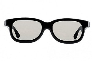 Stylové 3D brýle v černé barvě a poštovné ZDARMA!