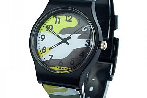 Dětské hodinky s army vzorem - 5 barev a poštovné ZDARMA!