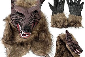 Halloweenská maska - vlk - různé varianty a poštovné ZDARMA!