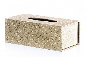 Krabička na papírové kapesníky White & Gold Nature
