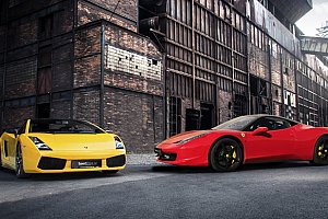 Jízda v supersportu Ferrari 458 Italia nebo Lamborghini Gallardo