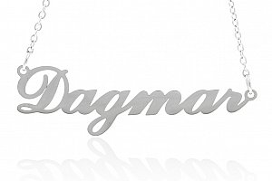 Fashion Icon Ocelový přívěsek jméno Dagmar