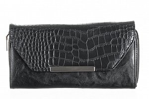 David Jones Menší kabelka - peněženka s motivem hadí kůže