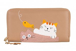 Flora&co Dámská peněženka Cats & Fish kočky