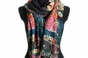 Fashion Icon Šála Gustav Klimt - Panna
