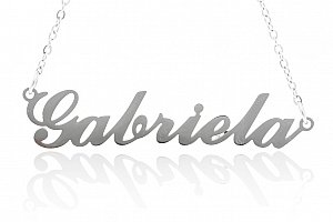 Fashion Icon Ocelový přívěsek jméno Gabriela
