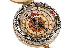 Kompas ve zlaté barvě a poštovné ZDARMA!